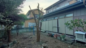 庭木枝落とし片付け後