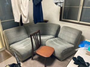 ソファー撤去前