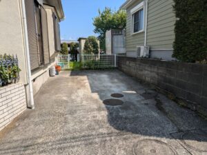 カーポート解体撤去後