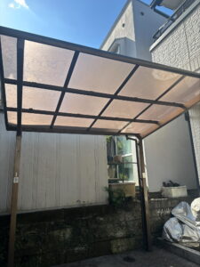 サイクルポート撤去前