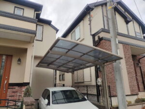 カーポート解体撤去2台目