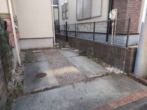 カーポート解体撤去後2台目