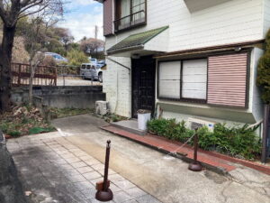 カーポート解体、門扉撤去後