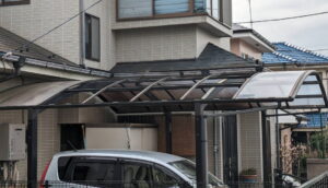 2台用カーポート撤去前