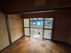 部屋片付け撤去後