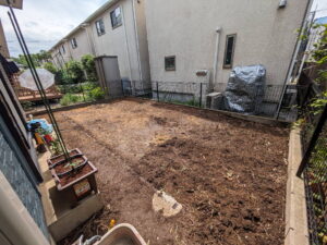 物置解体撤去後