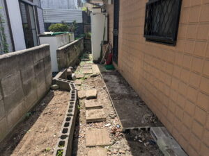 物置解体撤去完了後