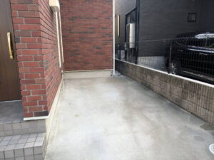 カーポート解体撤去完了後