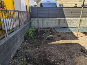 物置解体撤去完了後