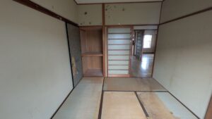 空き家片付け搬出後