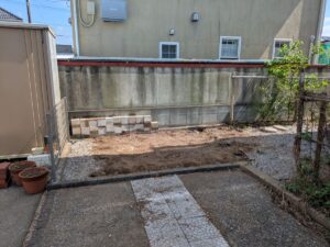 自作造作物置の解体撤去完了